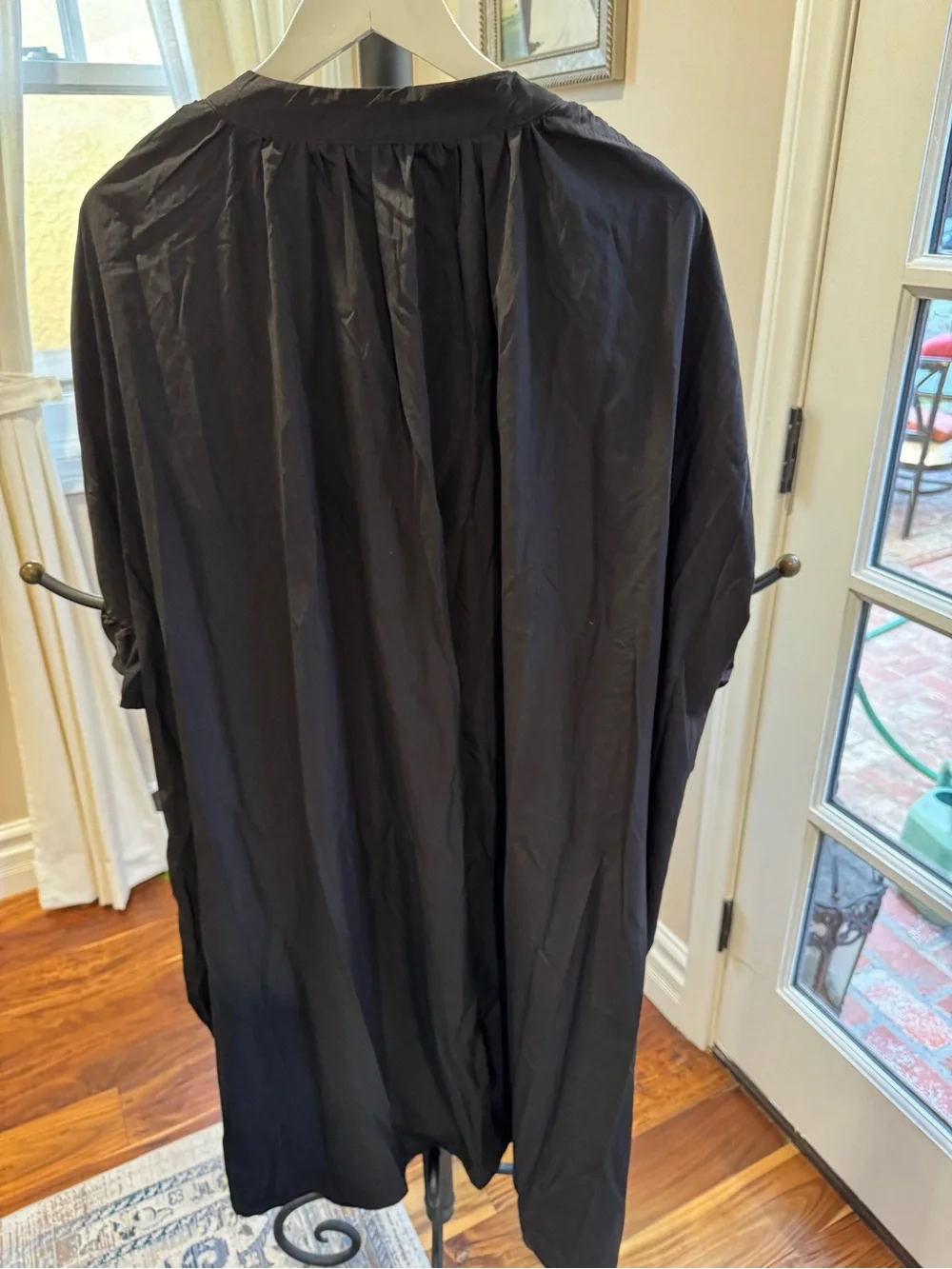 Unbranded Black Women's Ruffle-Sleeve Coverup Swim suit One Size